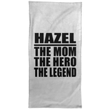Hazel The Mom The Hero The Legend - Hand Towel