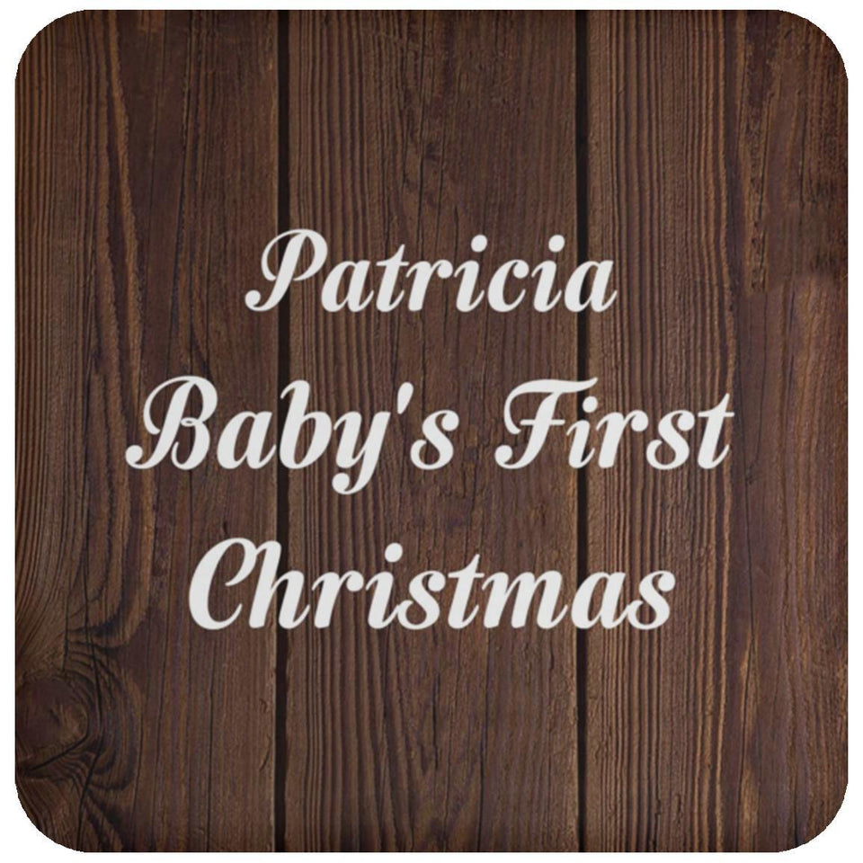 Patricia Baby's First Christmas - Drink Coaster D