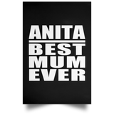 Anita Best Mum Ever - Poster Portrait
