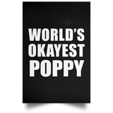 World's Okayest Poppy - Poster Portrait