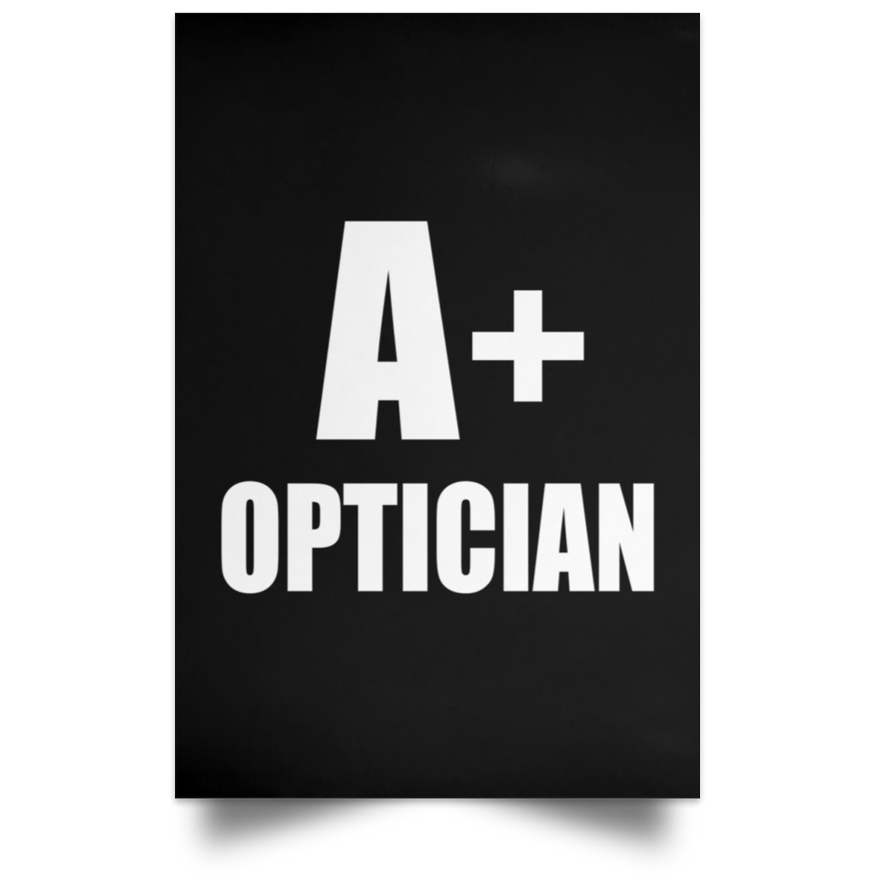 A+ Optician - Poster Portrait