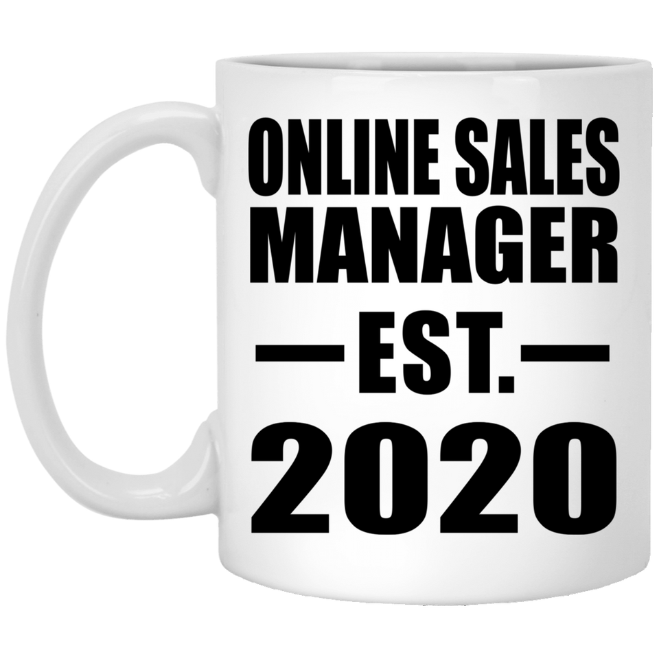 Online Sales Manager Established EST. 2020 - 11oz Coffee Mug