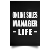 Online Sales Manager Life - Poster Portrait
