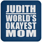 Judith World's Okayest Mom - Drink Coaster