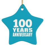100th Anniversary 100 Years - Star Ornament