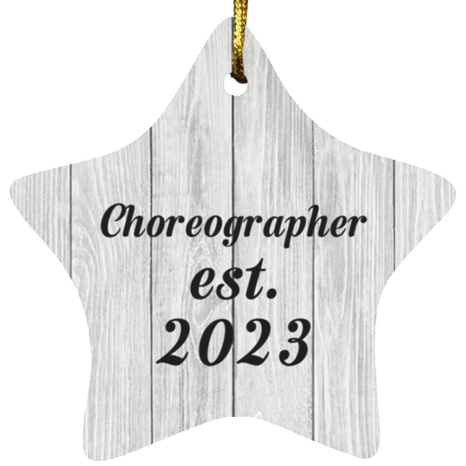 Choreographer Established Est. 2023 - Star Ornament F