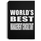 World's Best Management Consultant - Canvas Portrait