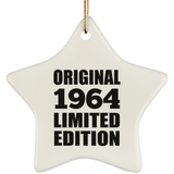 60th Birthday Original 1964 Limited Edition - Star Ornament