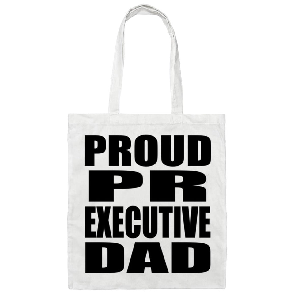 Proud PR Executive Dad - Tote Bag White