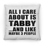 All I Care About Is Tabby - Throw Pillow