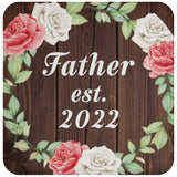 Father Established Est. 2022 - Drink Coaster A