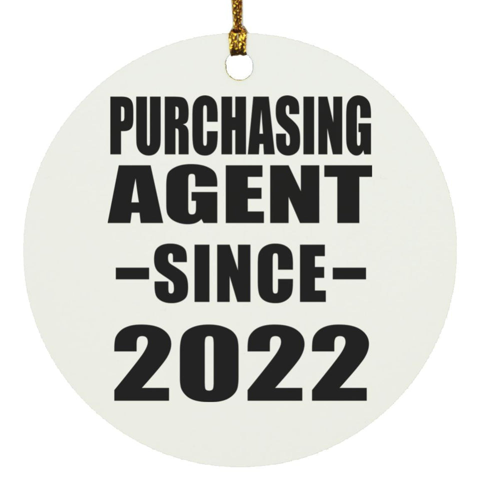 Purchasing Agent Since 2022 - Circle Ornament