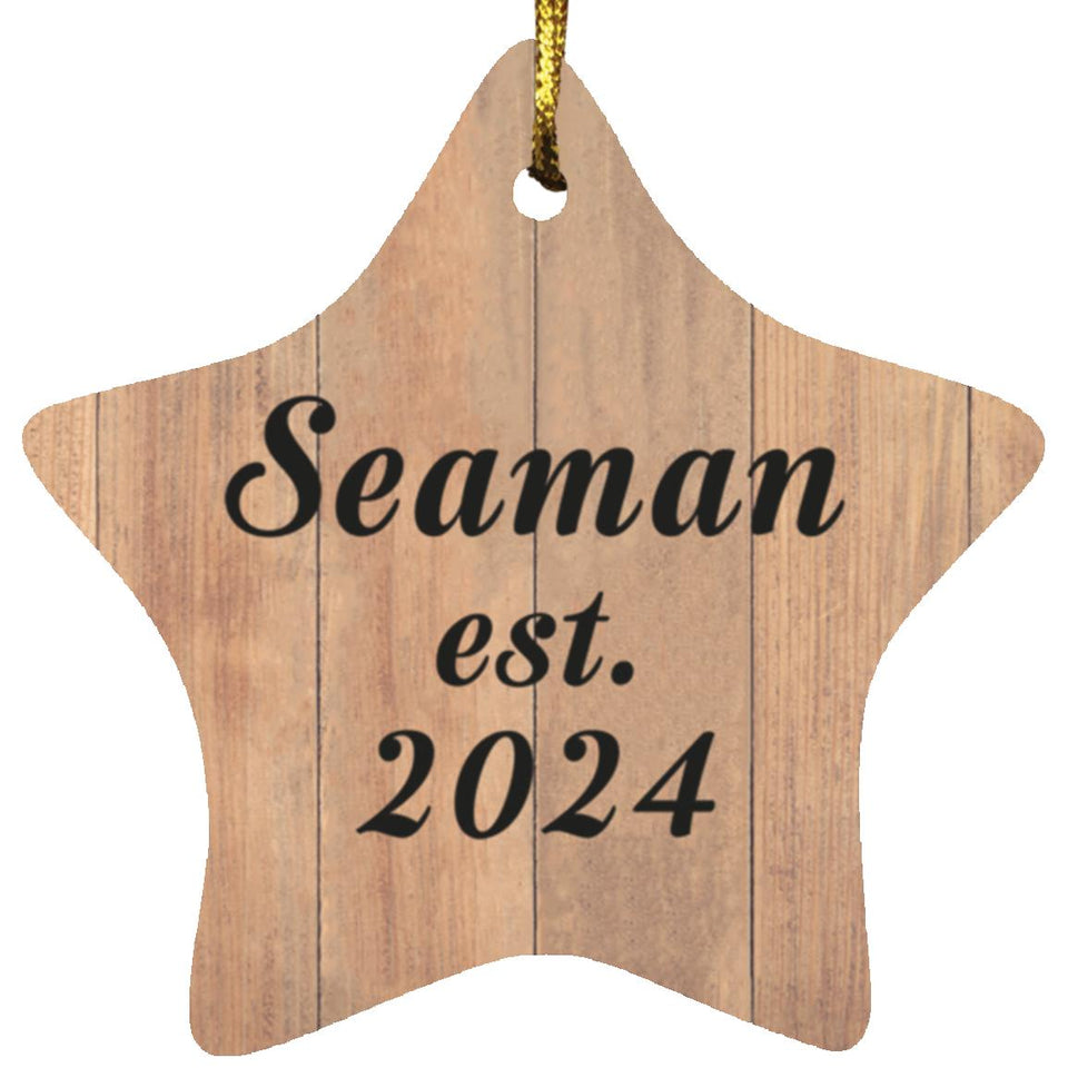 Seaman Established Est. 2024 - Star Ornament C