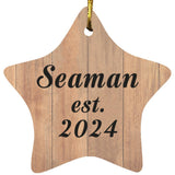 Seaman Established Est. 2024 - Star Ornament C