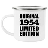 70th Birthday Original 1954 Limited Edition - 12oz Camping Mug