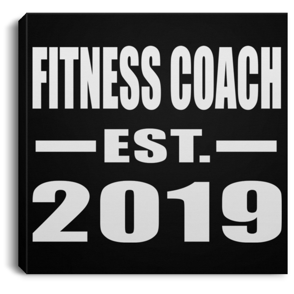 Fitness Coach Established EST. 2019 - Canvas Square