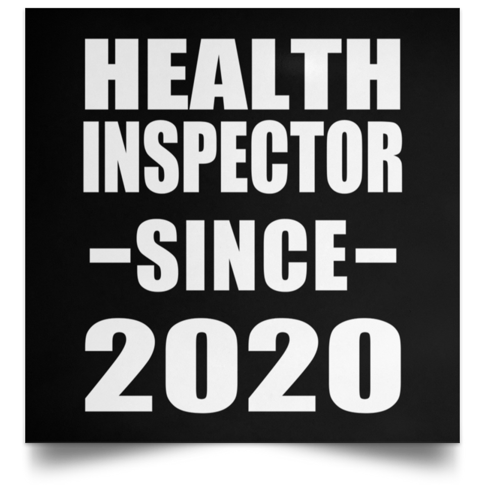 Health Inspector Since 2020 - Poster Square