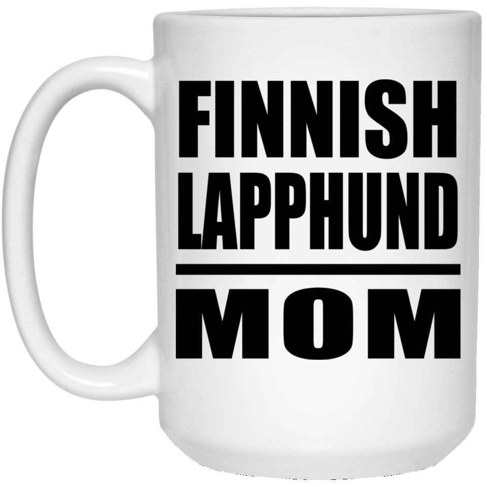 Finnish Lapphund Mom - 15oz Coffee Mug