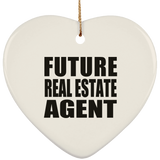Future Real Estate Agent - Heart Ornament