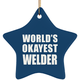 World's Okayest Welder - Star Ornament