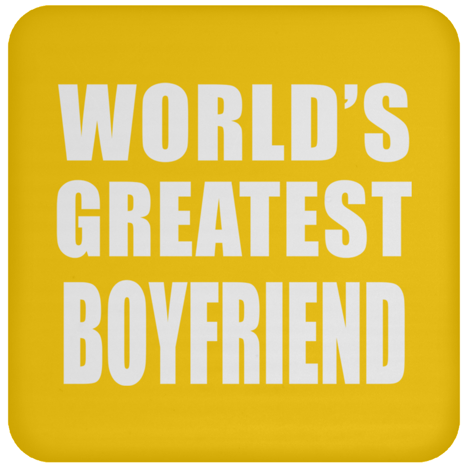 World's Greatest Boyfriend - Drink Coaster