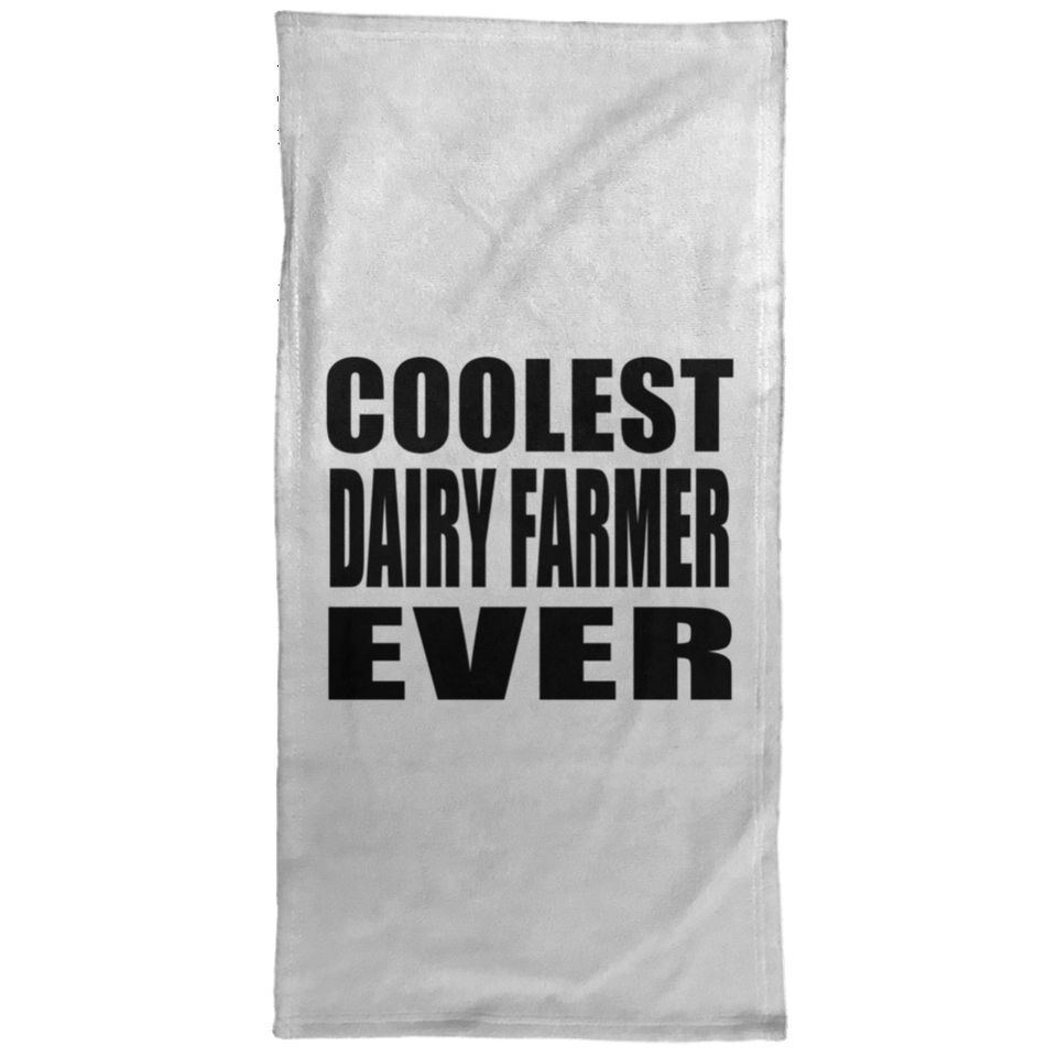 Coolest Dairy Farmer Ever - Hand Towel