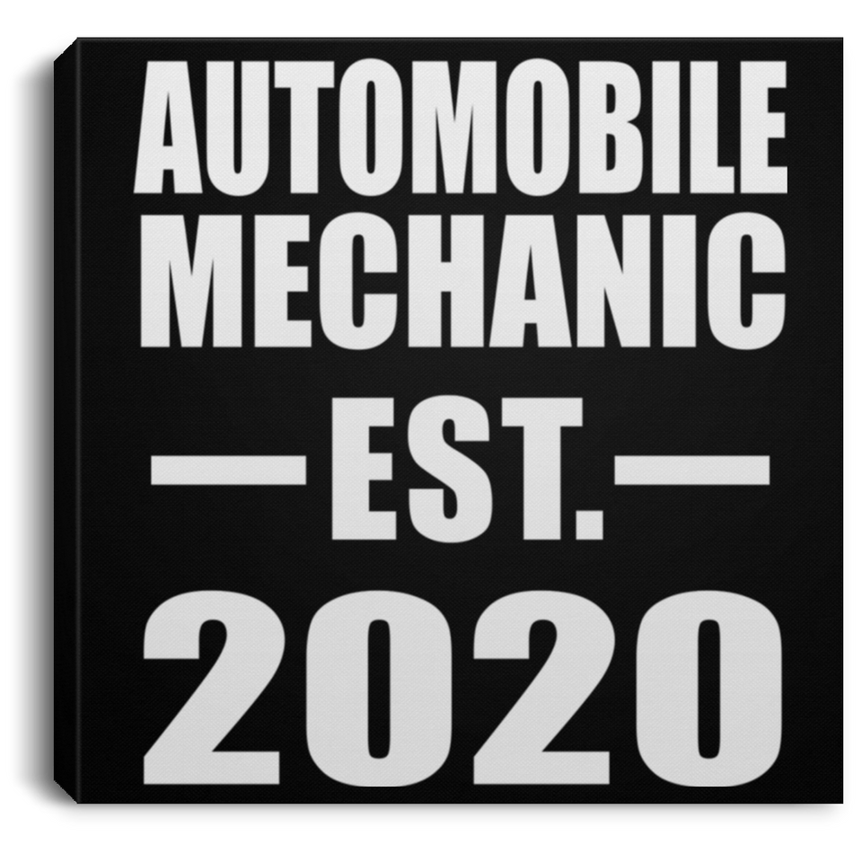 Automobile Mechanic Established EST. 2020 - Canvas Square