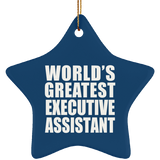World's Greatest Executive Assistant - Star Ornament