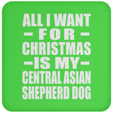 All I Want For Christmas Is My Central Asian Shepherd Dog - Coaster