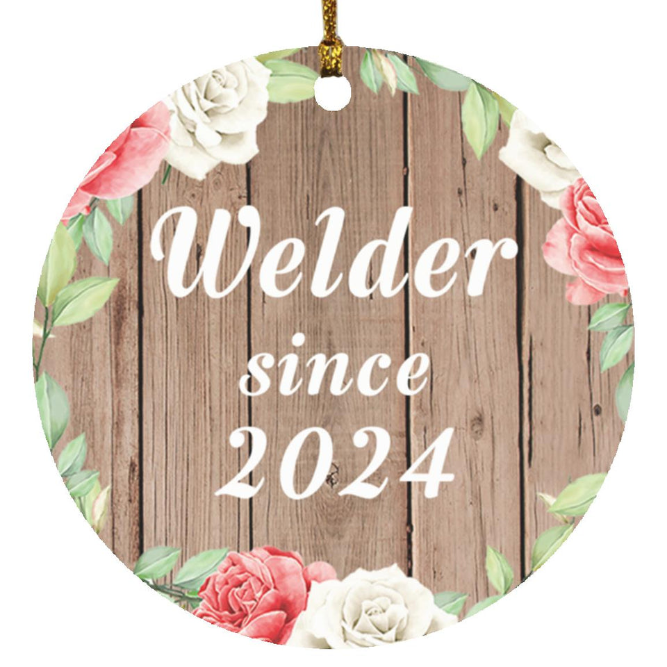 Welder Since 2024 - Circle Ornament B