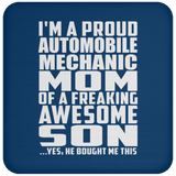 Proud Automobile Mechanic Mom Of Awesome Son - Drink Coaster