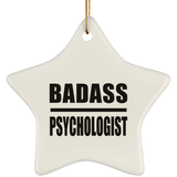 Badass Psychologist - Star Ornament