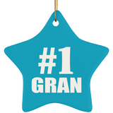 Number One #1 Gran - Star Ornament