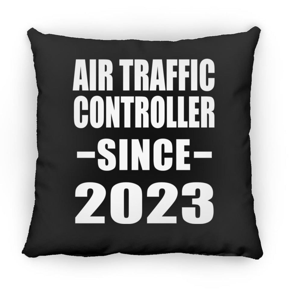 Air Traffic Controller Since 2023 - Throw Pillow Black