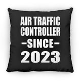 Air Traffic Controller Since 2023 - Throw Pillow Black