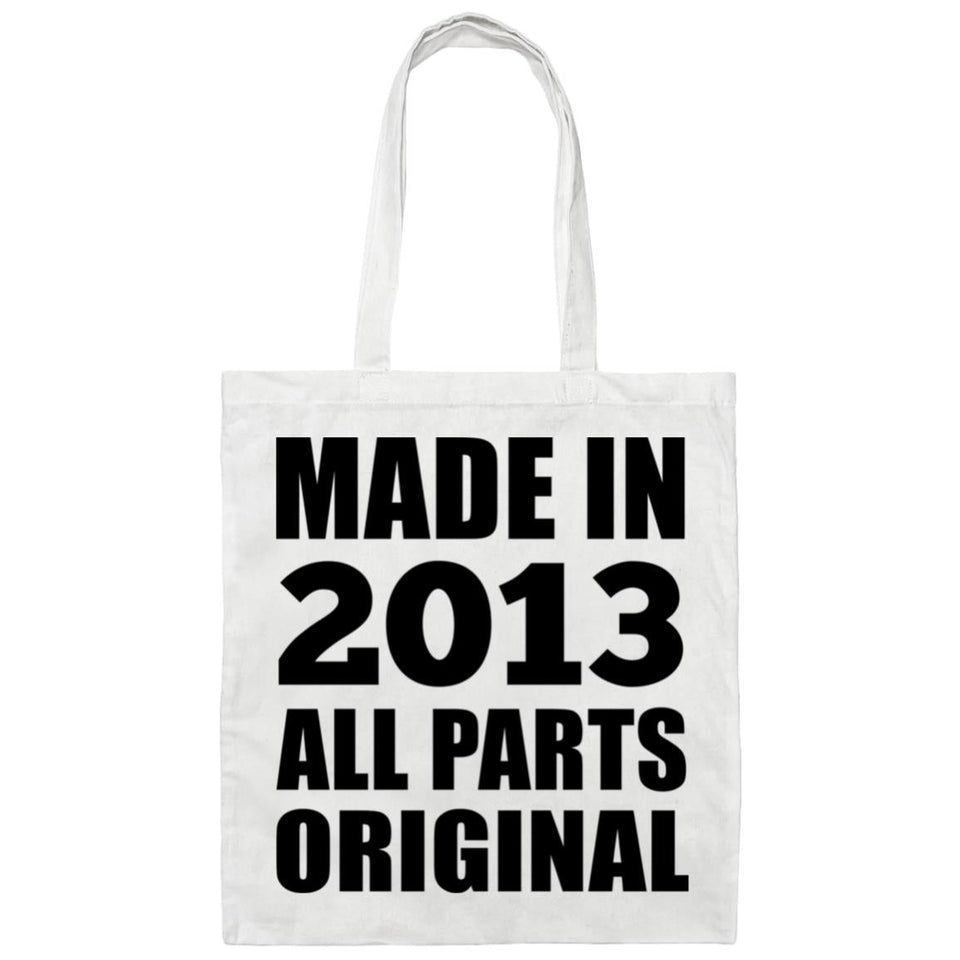 11th Birthday Made in 2013 All Parts Original - Tote Bag White