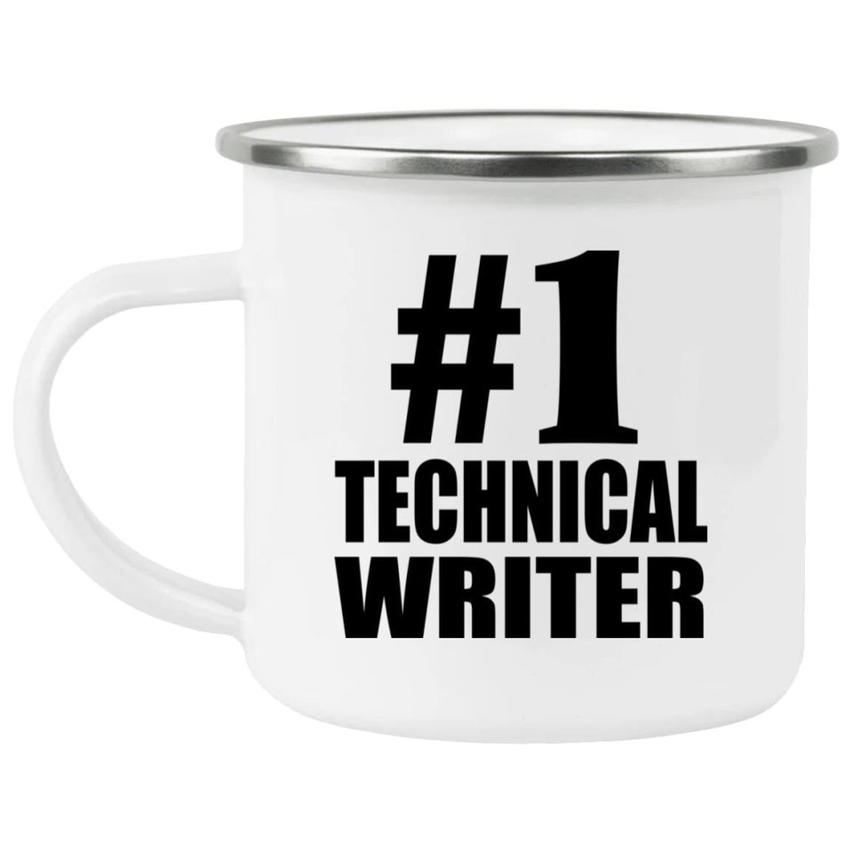 Number One #1 Technical Writer - 12oz Camping Mug