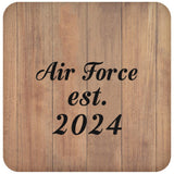Air Force Established Est. 2024 - Drink Coaster C