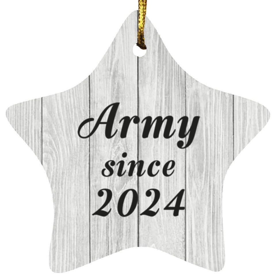 Army Since 2024 - Star Ornament F