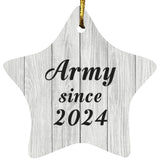 Army Since 2024 - Star Ornament F