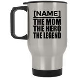 [CC] Personalized Gift, Name The Mom Hero Legend - Travel Mug
