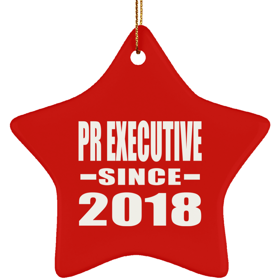Pr Executive Since 2018 - Star Ornament