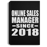 Online Sales Manager Since 2018 - Canvas Portrait