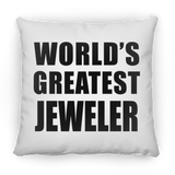World's Greatest Jeweler - Throw Pillow