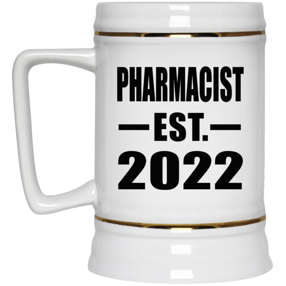 Pharmacist Established EST. 2022 - Beer Stein