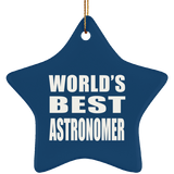 World's Best Astronomer - Star Ornament