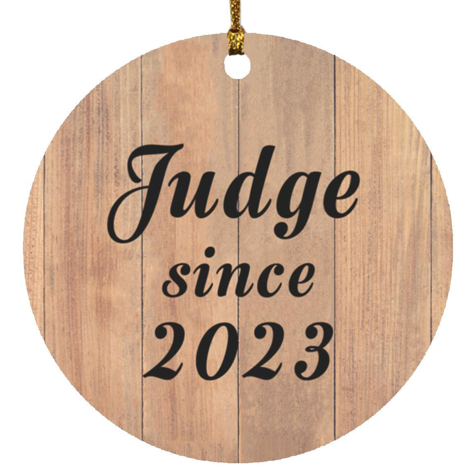 Judge Since 2023 - Circle Ornament C