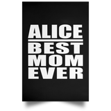 Alice Best Mom Ever - Poster Portrait