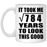 28th Birthday Took Square Root of 784 Years To Look Good - 11oz Coffee Mug