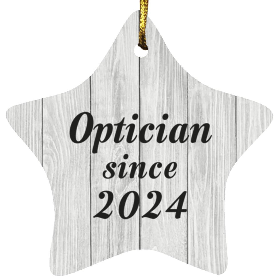 Optician Since 2024 - Star Ornament F